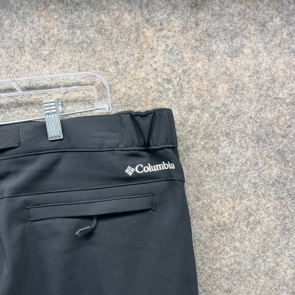 Columbia Pants Mens 38x32 Black Belted Ridge II Run lined Hiking Snowpants - Picture 3 of 12